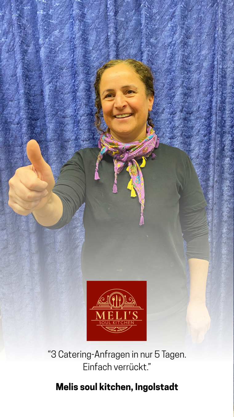 Meli's Soul Kitchen, Ingolstadt: 3 Catering-Anfragen in nur 5 Tagen.